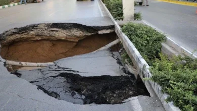 فرونشست زمین در اصفهان